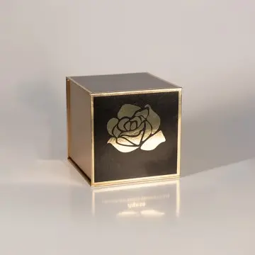 Custom Open-Top Gift Boxes Featuring 150g Silver Card